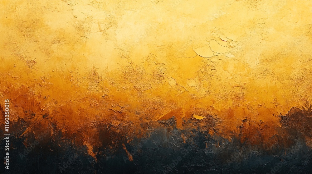 Poster abstract yellow gradient with subtle textures and light effects