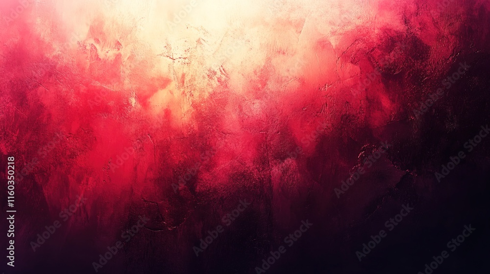 Poster abstract red gradient with subtle textures and light effects