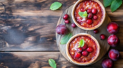 National Plum Pudding Day Delicious celebration of national plum pudding day with fresh ingredients and rustic charm