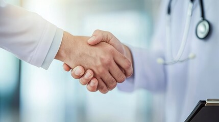 The Doctor and Patient Handshake