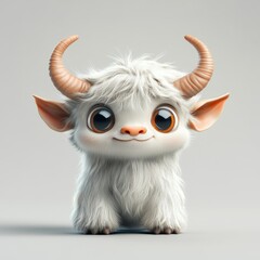 Naklejka premium 3D illustration of myth chimera