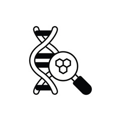 Genetics vector icon