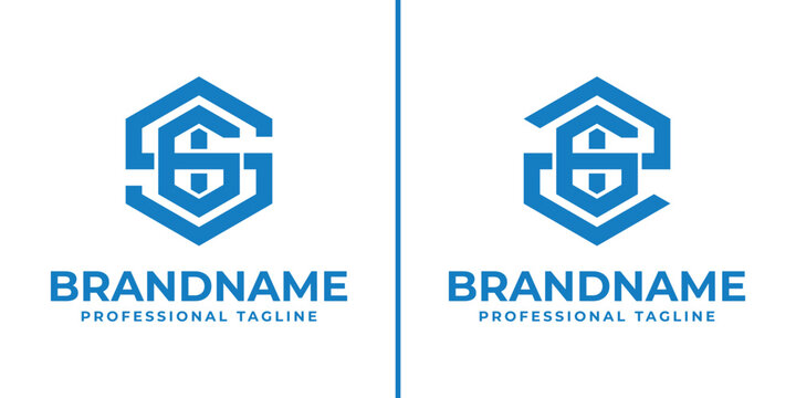 Letters SGI and ZGI Hexagon Logo, for SGI, SIG, GIS, GSI, ISG, IGS, ZGI, ZIG, GIZ, GZI, IZG, IGZ initials