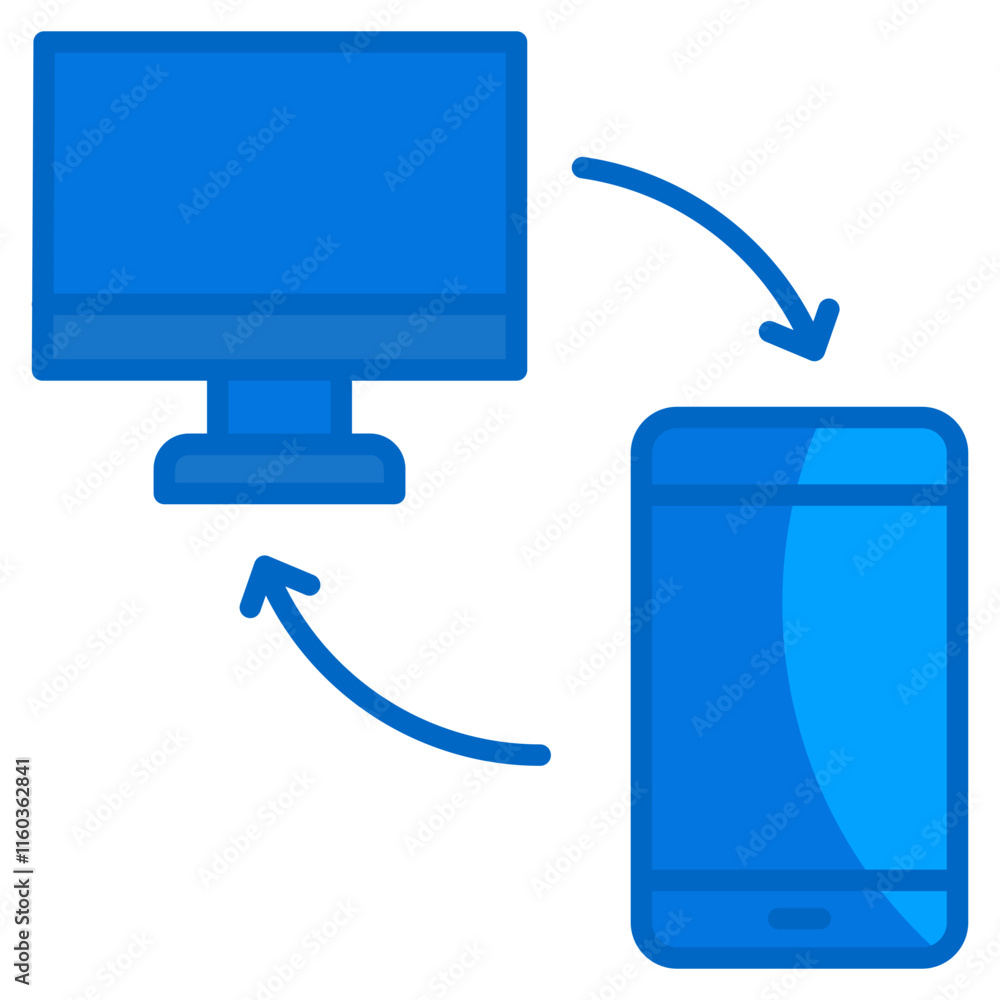 Poster cross platform compatibility icon element for design