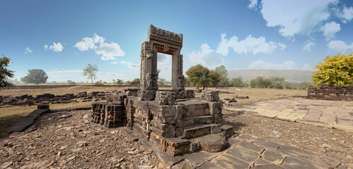 Incredible, untouched by time and man Gadarmal Jain Temple complex of the 9th century. Pathari,...