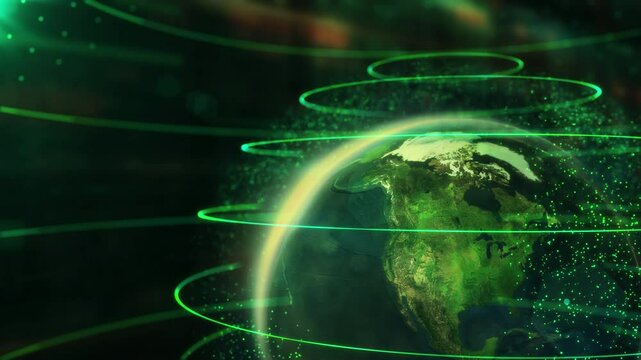 Earth in a virtual sphere, global connectivity and technology development