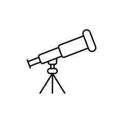 Telescope vector icon