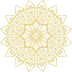 Beautiful flower art and mandala vector design
