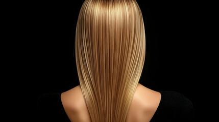 Long Blonde Hair Flows Smoothly Down Back, Healthy Hair Care Tips