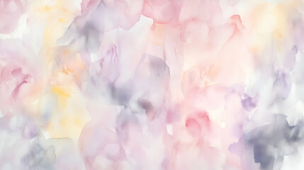 Fototapeta premium A delicate and calming watercolor floral background with soft pastel hues of pink. Abstract and creative background.