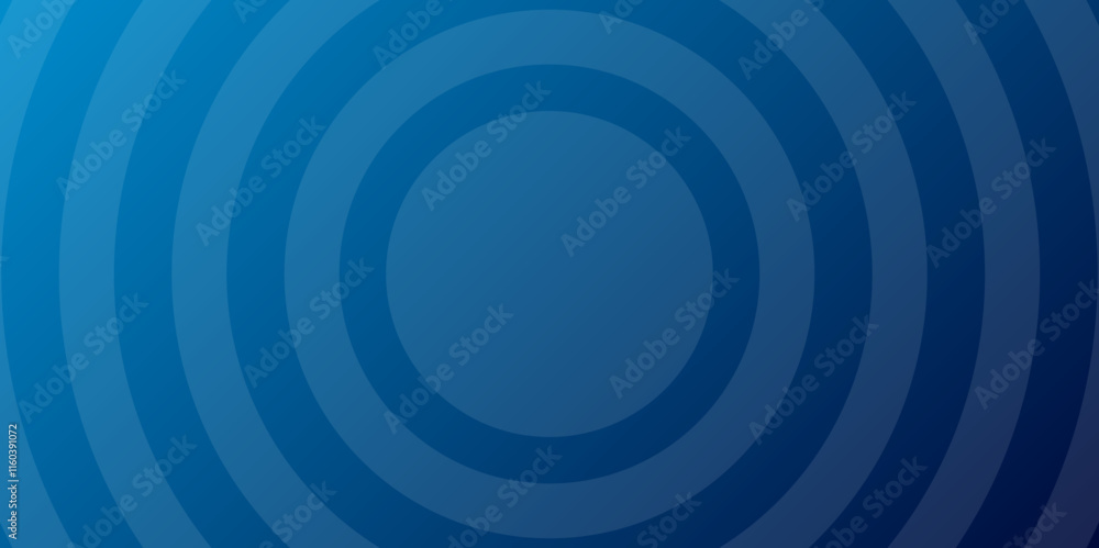 Poster abstract blue gradient background with circles. background for products. illustration. vector. blue.
