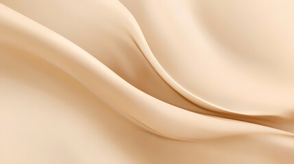 Obraz premium Creamy Silk Drape: A smooth and elegant texture of soft, creamy silk fabric, perfectly draped and ready for your next design project.