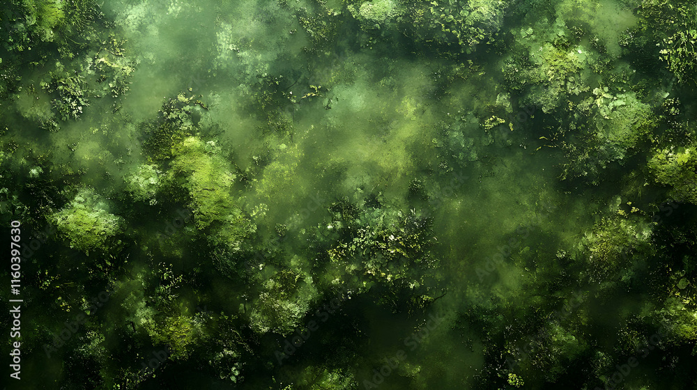 Poster abstract green texture creates a moody and atmospheric background with depth and subtlety