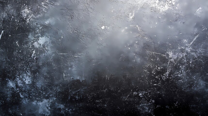Fototapeta premium Abstract Ice Texture: A close-up of a frozen surface with a captivating blend of light and dark, showcasing intricate details of ice crystals and a sense of depth. Perfect for backgrounds, overlays.