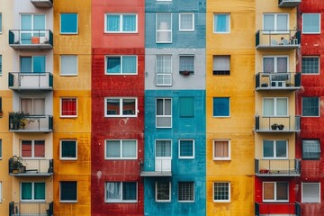 A Stunning Bird's-Eye View of a Vibrant Home Showcasing the Significance of Insulation with Thermal Imaging and Heat Patterns