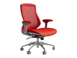 Fototapeta premium Adjustable Office Chair with Lumbar Support for Comfortable Seating