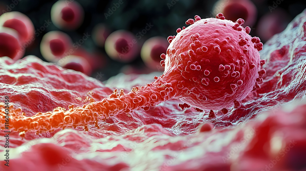 Poster cellular biology: exploring cell structures, functions, and interactions within organisms.