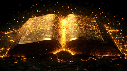 Golden Book Glows with Magic, History, and Sparkles Mysteriously