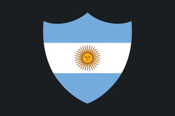 Argentina flag sign, Argentina flag vector graphic, Argentina country flag is a symbol of freedom, National Argentina flag, vector illustration
