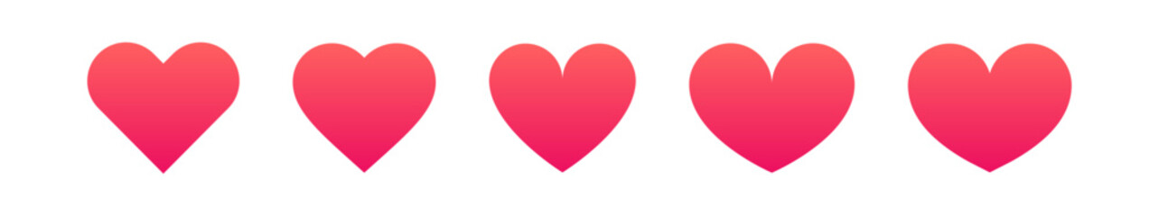 heart in red colour,heart icons,love heart, PNG transparent background