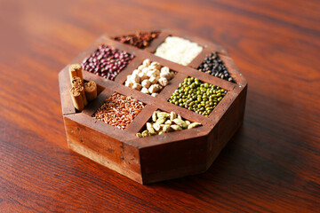 cinnamons box on table