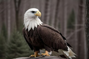 Naklejka premium Bald Eagle 