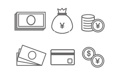 Heatstroke and UV protection icon set vector material monochrome