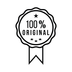 100% original Decorated Seal Stamp Icon Hand Drawn Label Design Vector Graphic Stock Illustration