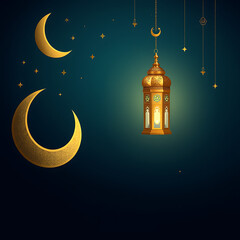 ramadan islamic background, moon lantern islamic art background for ramadan