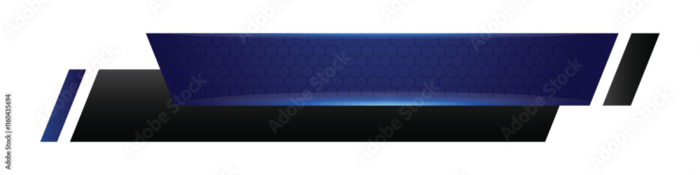 Poster futuristic design lower third banner. broadcast news lower third banner template design. lower third