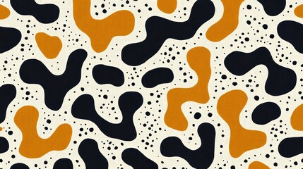 Abstract Organic Shapes Pattern