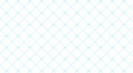 Naklejka premium Pattern design with geometric vector shape | Diamond seamless pattern design with floral shape with sky color