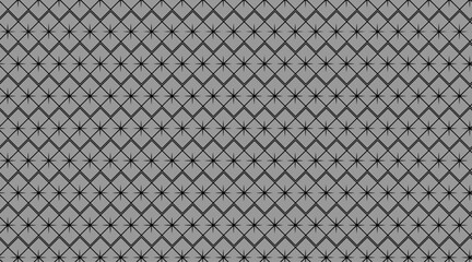 Pattern design with geometric vector shape | Diamond seamless pattern design with floral shape | Square shape with floral design with sky color with gray background