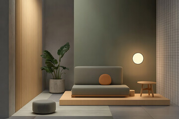 Serene Minimalist Living Room Design