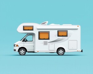 A sleek motorhome with a bold exterior design and highperformance engineering