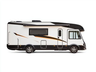 A motorhome with smart glass windows that adjust tint for privacy and temperature control