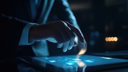 The Tablet Touch Interaction.