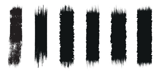Grunge line print brush stock. diffarent brush line design. vector brush line. ink print design. best brush design.  