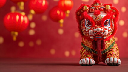 Chinese New Year Lion Dance Costume