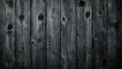 Naklejka premium Black wooden texture background theme