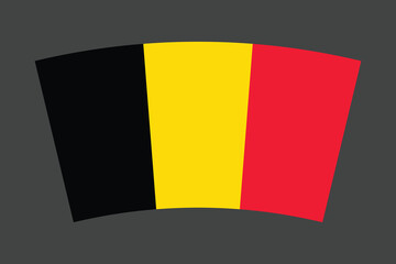Belgium flag, The flag of Belgium, Flag of Belgium national country symbol illustration Vector, Rectangle Belgium flag illustration, Flat vector illustration
