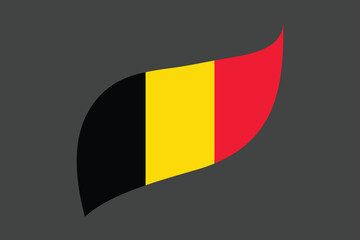 Belgium flag, The flag of Belgium, Flag of Belgium national country symbol illustration Vector, Rectangle Belgium flag illustration, Flat vector illustration
