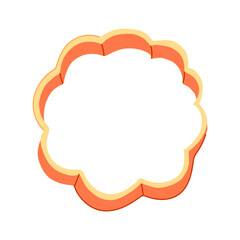 metal cookie cutter cartoon. plastic holiday, gingerbread sugar, homemade baking metal cookie cutter sign. isolated symbol vector illustration