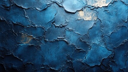 Obraz premium Abstract blue cement texture background with rough, industrial aesthetics and subtle gradient effects