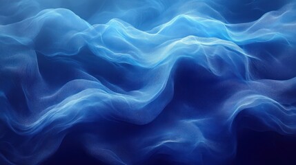 Obraz premium Abstract dynamic blue design with motion effects, vibrant waves, and soft gradient transitions
