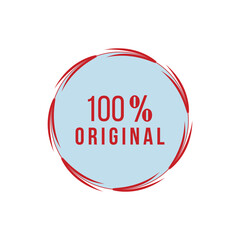 100% original Decorated Seal Stamp Icon color Hand Drawn Label Design Vector Graphic Stock Illustration