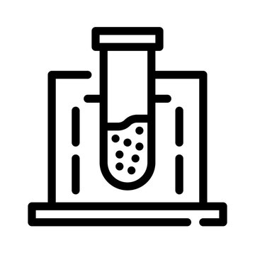 Icon Laboratory Research With Style Outline