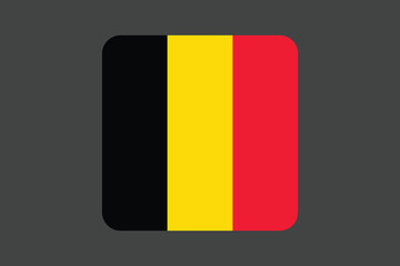 Belgium flag sign, Belgium flag vector graphic, Belgium country flag is a symbol of freedom, National Belgium flag, vector illustration
