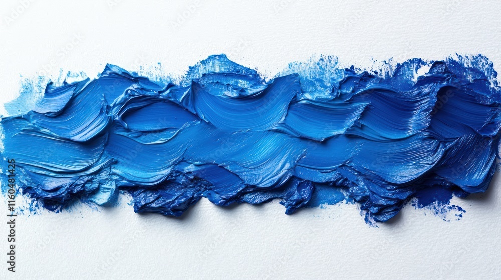 Aufkleber gradient blue brush stroke texture with smooth transitions and shading for an elegant appearance, on