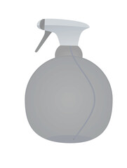Spray bottle with sprayer. vector